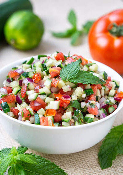 The Refreshing Shirazi Salad: Perfect Counterpoint to Rich Persian Meals